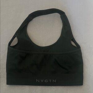 NVGTN Dark Green Sports Bra
